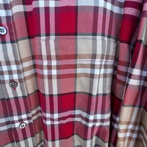 Burberry vintage flannel button down shirt… size Medium